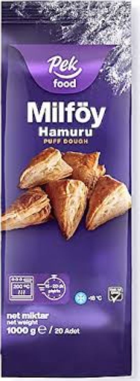 Pekfood Milföy Hamuru 1kg