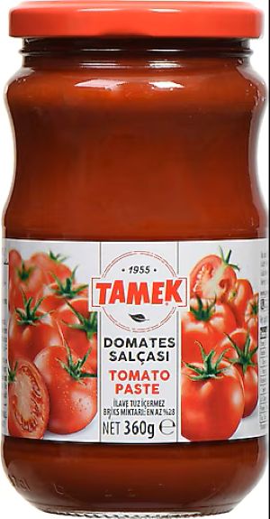 Tamek Domates Salçası Organik 360gr