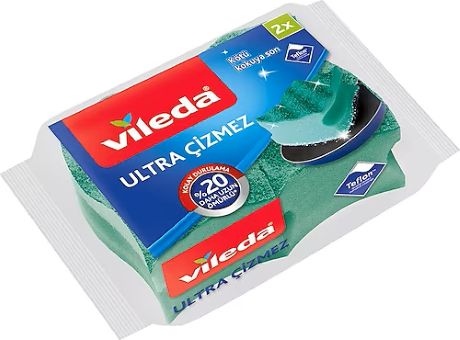 Vıleda Çizmez Sünger 2 Li Eko Paket