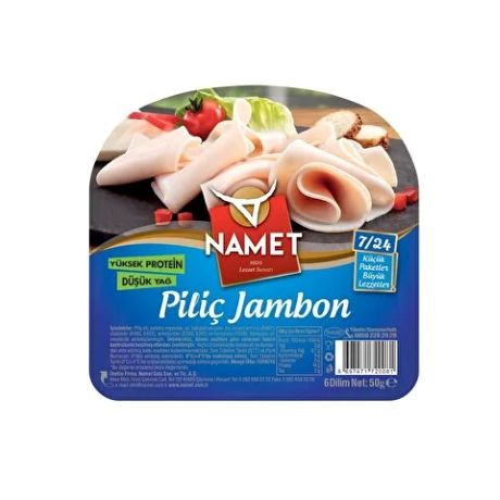 Namet Pılıc Jambon 7/24 50gr