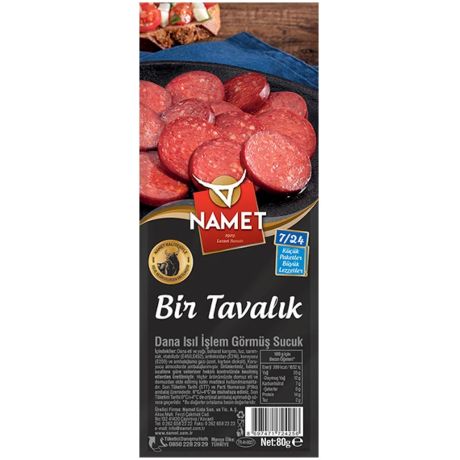 Namet 7/24 Bır Tavalık Sucuk 80gr