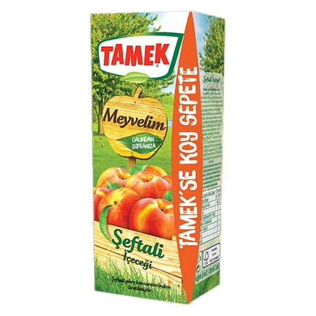 Tamek Meyvelim Şeftali 20 Cl