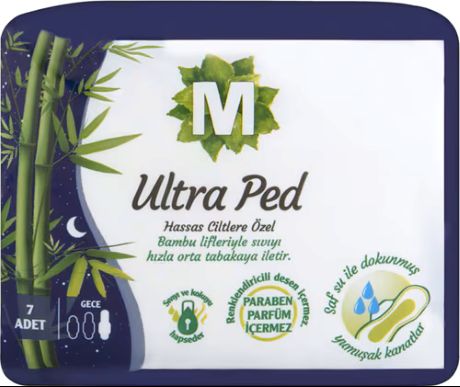 Mıgros Ultra Hıjyenık Ped Gece 7lı