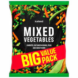 Iceland Mıxed Vegetables 1.2 Kg