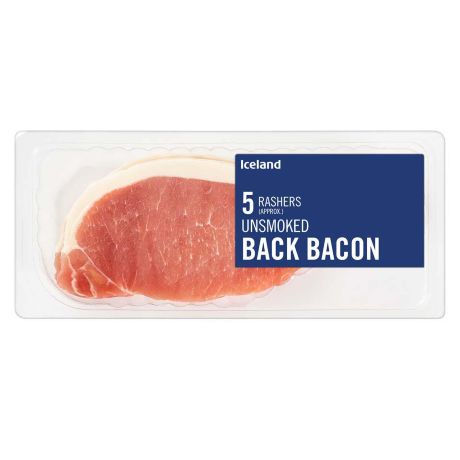 Iceland Back Bacon Unsmoked 200 Gr