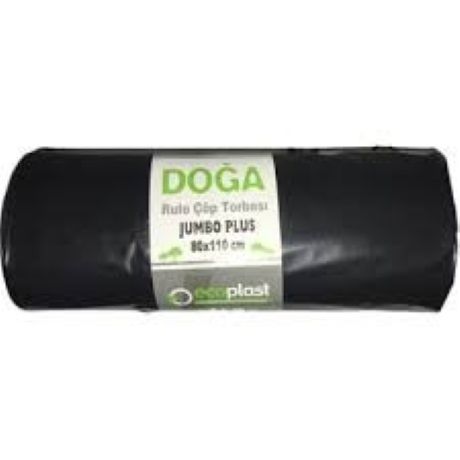 Doga Cop Torbası Sıyah Jumbo Boy 80
