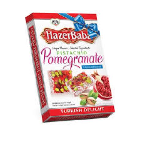 Hazer Baba Çifte Kavrulmuş Karışık Hindistan Cevizi Kaplamalı Lokum 200gr