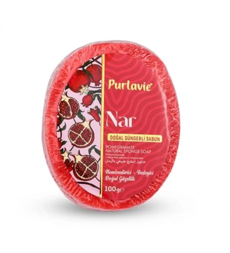 Purlavie Süngerli Nar Sabun