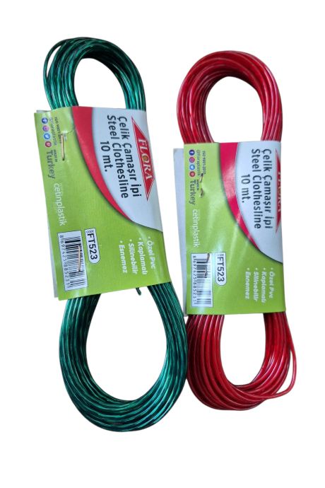 Flora Çelik Çamaşır İpi 10 Mt