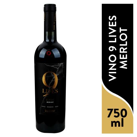 Vspt 9 Lives Merlot 75 Cl