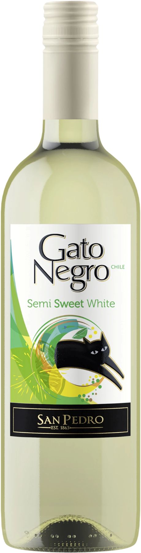 Vspt Gato Negro Semi Sweeet Wite 75 Cl