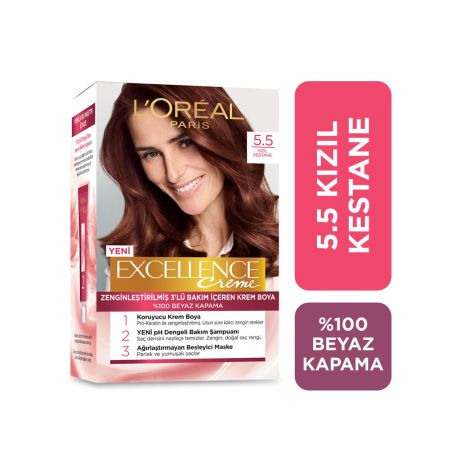 Loreal Ex. Creme 5.5 Acık Kestane