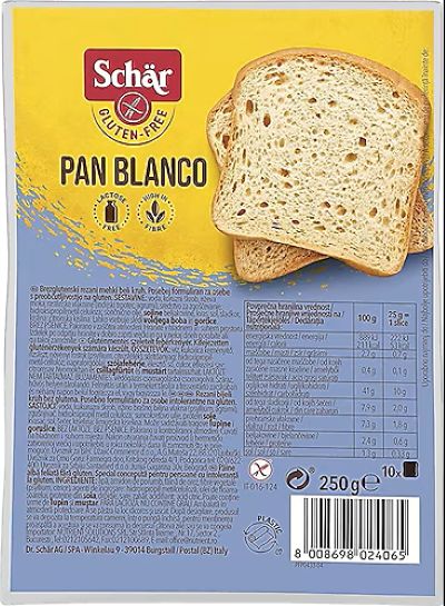 Schar Pan Blanco 250gr