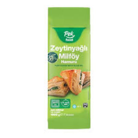 Pekfood Zeytinyağlı Milföy Hamuru 1kg
