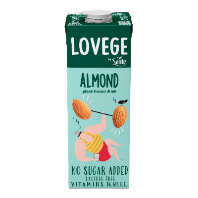 Lovege Almond No Sugar 1lt