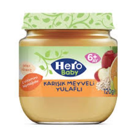 Hero Baby Karışık Meyveli Yulaflı 120 Gr