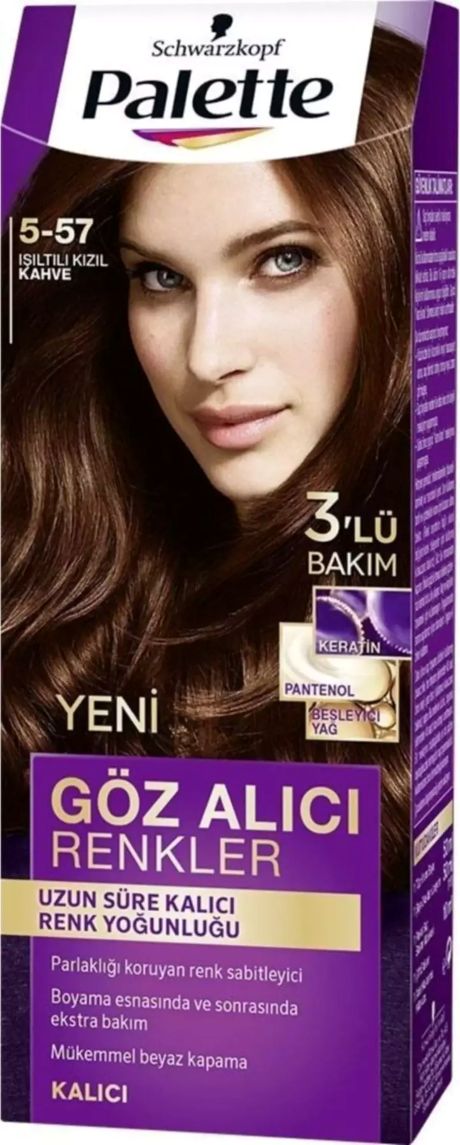 Palette Tube 5-57 Kızıl Kahve