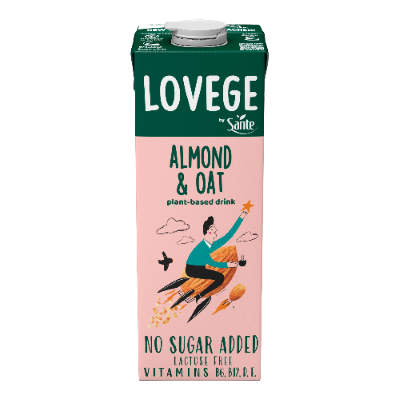 Lovege Almond Oat No Sugar 1lt