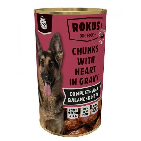 Rokus Dogfood Heart In Gravy For Adult 415gr