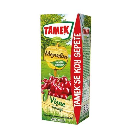 Tamek Meyvelim Vişne 200 Ml