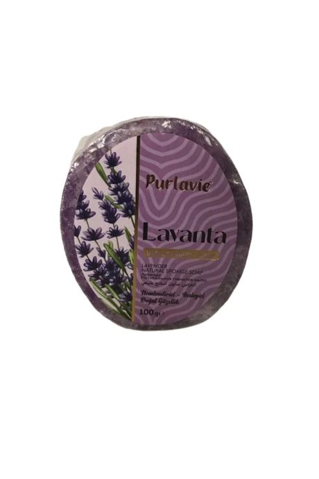 Purlavie Süngerli Lavanta Sabun