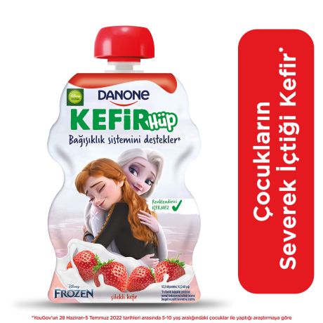 Disney Hüpper Kefir Çilekli 70gr