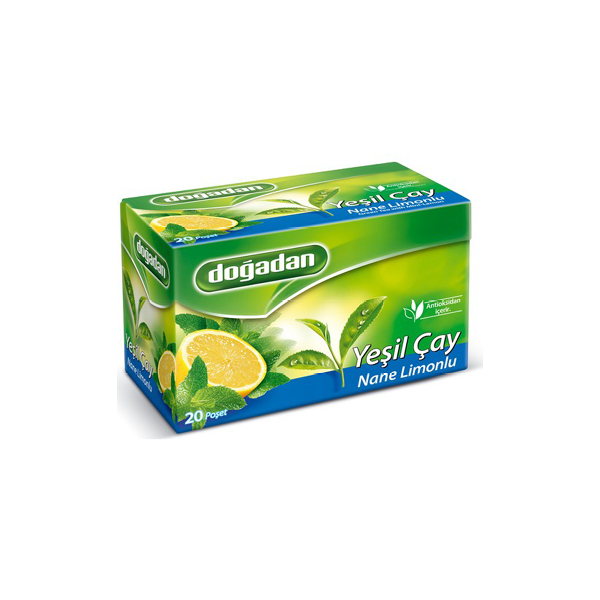 Dogadan Yesıl Cay Nane Lımon 20lı