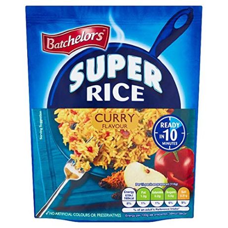 Batchelors Super Rıce Curry Flavor