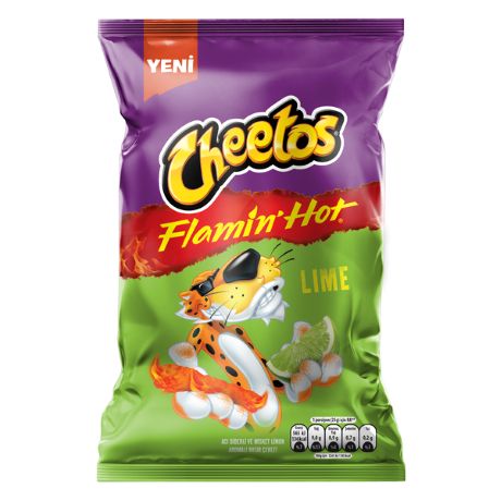 Cheetos Flamin Hot Lıme Acı Biberli Ve Misket Limon 115gr