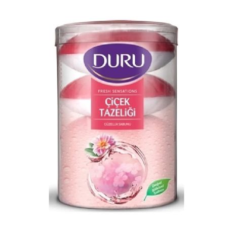 Duru Kalıp Sabun Pvc Çiçek Taze 4x100 Gr
