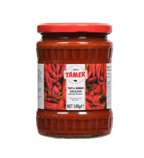 Tamek Biber Salça 540 Gr Cam
