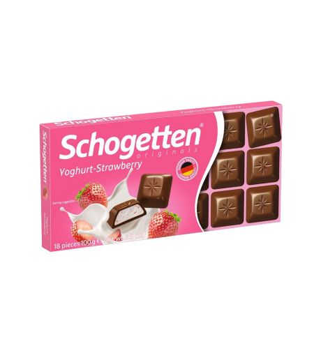 Schogetten Yoghurt-strawberry 100 Gr