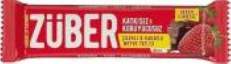 Züber Çilekli Ve Kakaolu Meyve Bar 40g