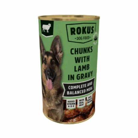 Rokus Dogfood Lamb In Gravy For Adult 1240gr