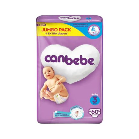 Canbebe Jumbo Pack Mıdı 26s 4-9 Kg