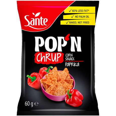 Sante Pop N Chrup Paprıka 60g