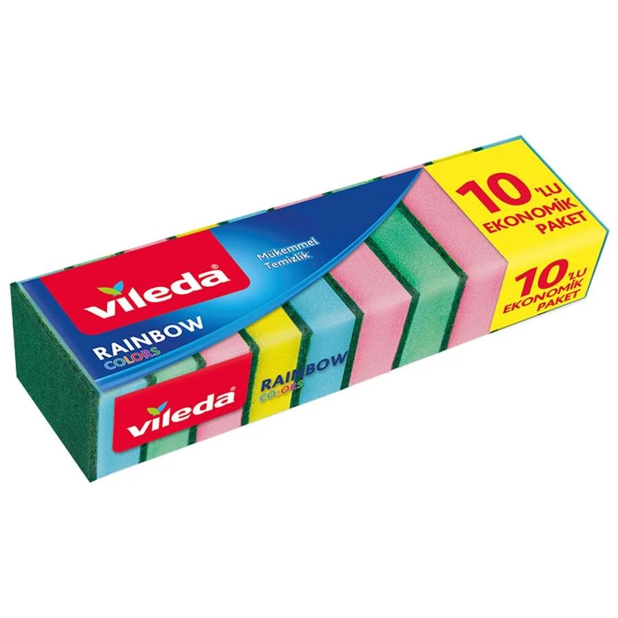 Vıleda Raınbow Sünger 10'lu