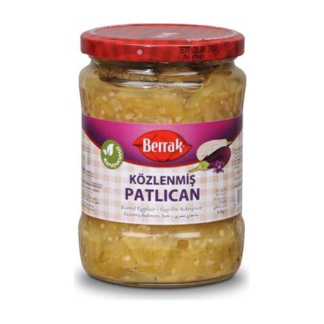 Berrak Kozlenmıs Patlıcan Sade 580 Ml