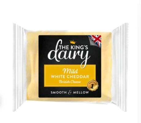 Kıngs Daıry Mıld Cheddar  Whıte 200 G