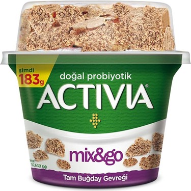 Danone Actıvıa Mıx Go Sade 183gr