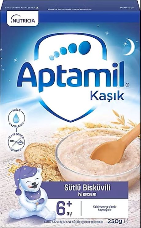 Aptamil Sütlü Bisküvili Kaşık Maması 250gr