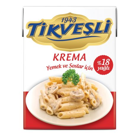 Tıkveslı Krema %18 Yaglı 200ml