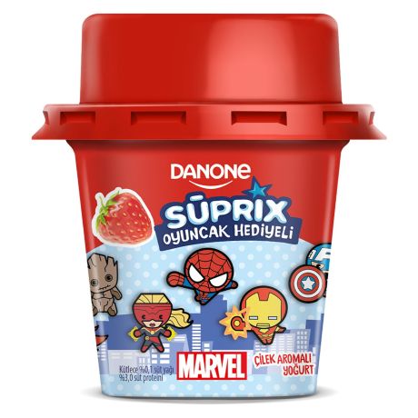 Danone Suprix Marvel Oyuncak Hediyeli Çilek Yoğur