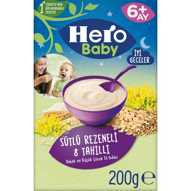 Herobaby Sutlu Rezenelı 8tahıllı 200g