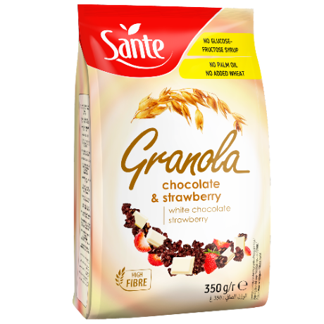 Sante Granola Whıte Choc & Strawberi